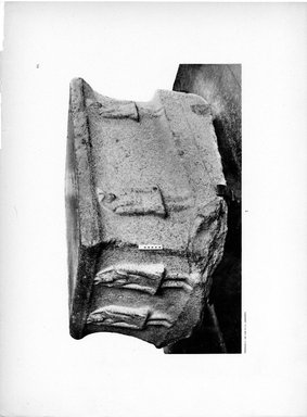 <em>"Plate VI. 7. Basis eines Denkmals des Königs Re-cha-anch Sebek-hetep (Sebekhetep IV)."</em>, 1910. Printed material. Brooklyn Museum, Hathi Trust 2013. (Photo: Brooklyn Museum, N364_L59_B63_Leiden_v3_025_p06.jpg