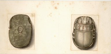 <em>"Scarabs"</em>. Printed material. Brooklyn Museum. (N367.1_P91_Preissler_scarab_pair.jpg