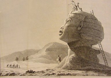 <em>"Travels in Upper and Lower Egypt"</em>. Printed material. Brooklyn Museum. (N370.41_D43_E_Denon_Travels_plIX.jpg