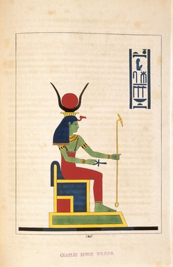 <em>"Natphé ou Netphé (Rhéa)"</em>, 1823-25. Printed material. Brooklyn Museum. (N372.2_C35_Champollion_pl36_SL1.jpg