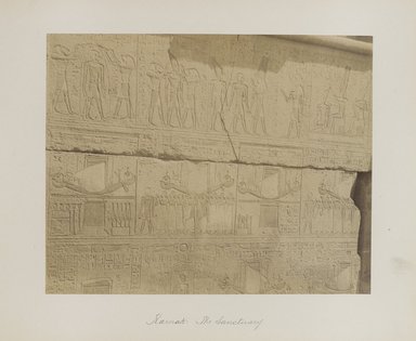 <em>"Karnak: The Sanctuary"</em>. Printed material. Brooklyn Museum. (Photo: Brooklyn Museum, N376_B14_Beato_vol2_pl10_PS4.jpg