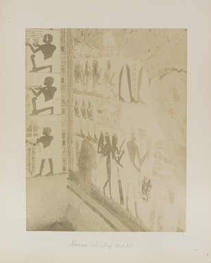 <em>"Karnak: Tomb of Nekht"</em>. Printed material. Brooklyn Museum. (Photo: Brooklyn Museum, N376_B14_Beato_vol2_pl28_PS4.jpg