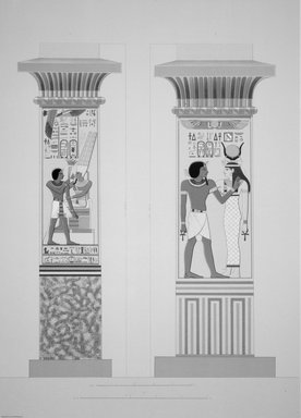 <em>"Karnak Piers with Capitals."</em>. Printed material. Brooklyn Museum. (N376_B51_Binion_Ancient_Egypt_or_Mizraim_v1_pt1_plVIII.jpg