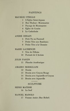 <em>"Checklist."</em>, 1922. Printed material. Brooklyn Museum, NYARC Documenting the Gilded Age phase 1. (Photo: New York Art Resources Consortium, N53_J765e_0006.jpg