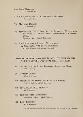 <em>"Checklist."</em>, 1914. Printed material. Brooklyn Museum, NYARC Documenting the Gilded Age phase 2. (Photo: New York Art Resources Consortium, N6260_C38_0020.jpg