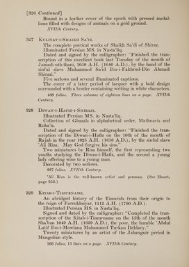 <em>"Checklist."</em>, 1914. Printed material. Brooklyn Museum, NYARC Documenting the Gilded Age phase 2. (Photo: New York Art Resources Consortium, N6260_C38_0070.jpg