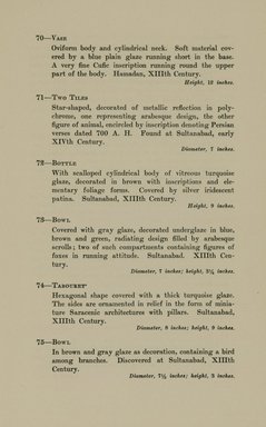 <em>"Checklist."</em>, 1912. Printed material. Brooklyn Museum, NYARC Documenting the Gilded Age phase 2. (Photo: New York Art Resources Consortium, N6260_F73_0025.jpg