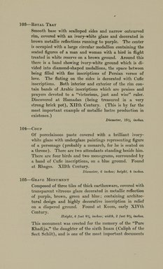 <em>"Checklist."</em>, 1912. Printed material. Brooklyn Museum, NYARC Documenting the Gilded Age phase 2. (Photo: New York Art Resources Consortium, N6260_F73_0033.jpg