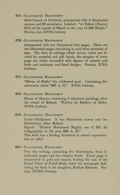 <em>"Checklist."</em>, 1912. Printed material. Brooklyn Museum, NYARC Documenting the Gilded Age phase 2. (Photo: New York Art Resources Consortium, N6260_F73_0063.jpg