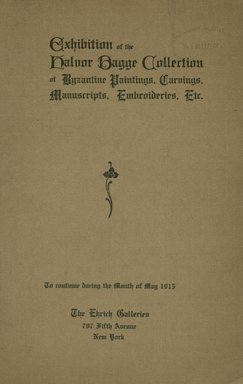 <em>"Front cover."</em>, 1915. Printed material. Brooklyn Museum, NYARC Documenting the Gilded Age phase 2. (Photo: New York Art Resources Consortium, N782_B14_0001.jpg