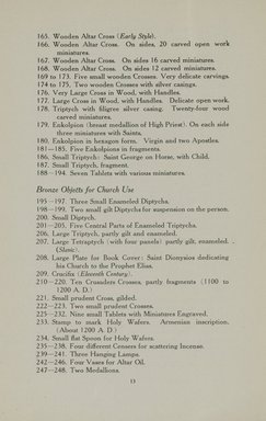 <em>"Checklist."</em>, 1915. Printed material. Brooklyn Museum, NYARC Documenting the Gilded Age phase 2. (Photo: New York Art Resources Consortium, N782_B14_0015.jpg