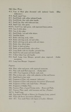 <em>"Checklist."</em>, 1915. Printed material. Brooklyn Museum, NYARC Documenting the Gilded Age phase 2. (Photo: New York Art Resources Consortium, N782_B14_0019.jpg