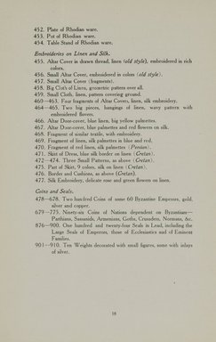 <em>"Checklist."</em>, 1915. Printed material. Brooklyn Museum, NYARC Documenting the Gilded Age phase 2. (Photo: New York Art Resources Consortium, N782_B14_0020.jpg