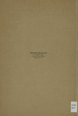 <em>"Back cover."</em>, 1915. Printed material. Brooklyn Museum, NYARC Documenting the Gilded Age phase 2. (Photo: New York Art Resources Consortium, N782_B14_0026.jpg