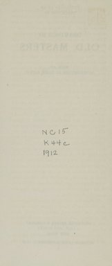 <em>"Blank page."</em>, 1912. Printed material. Brooklyn Museum, NYARC Documenting the Gilded Age phase 2. (Photo: New York Art Resources Consortium, NC15_K44c_1912_0004.jpg