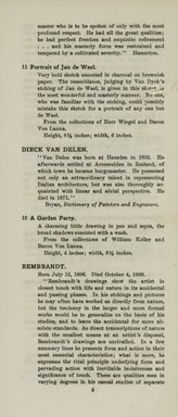 <em>"Checklist."</em>, 1912. Printed material. Brooklyn Museum, NYARC Documenting the Gilded Age phase 2. (Photo: New York Art Resources Consortium, NC15_K44c_1912_0012.jpg