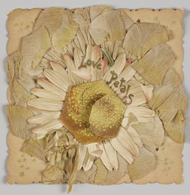 <em>"Love petals (closed)"</em>. Printed material. Brooklyn Museum. (Photo: Brooklyn Museum, NC1860_G849_Love_Petals_closed_PS9.jpg