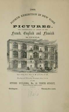 <em>"Advertisement."</em>, 1866. Printed material. Brooklyn Museum, NYARC Documenting the Gilded Age phase 2. (Photo: New York Art Resources Consortium, ND1196_G14_0003.jpg