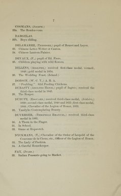 <em>"Checklist."</em>, 1866. Printed material. Brooklyn Museum, NYARC Documenting the Gilded Age phase 2. (Photo: New York Art Resources Consortium, ND1196_G14_0009.jpg