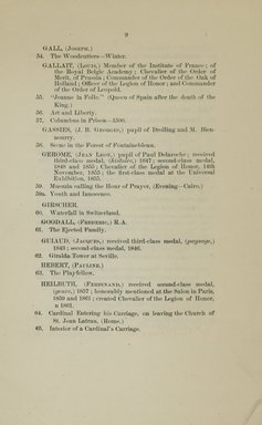 <em>"Checklist."</em>, 1866. Printed material. Brooklyn Museum, NYARC Documenting the Gilded Age phase 2. (Photo: New York Art Resources Consortium, ND1196_G14_0011.jpg