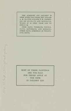 <em>"Front matter."</em>, 1911. Printed material. Brooklyn Museum, NYARC Documenting the Gilded Age phase 2. (Photo: New York Art Resources Consortium, ND1226_Un3_B86c_0003.jpg