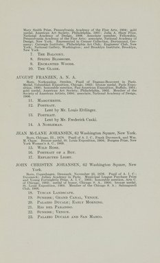 <em>"Checklist."</em>, 1911. Printed material. Brooklyn Museum, NYARC Documenting the Gilded Age phase 2. (Photo: New York Art Resources Consortium, ND1226_Un3_B86c_0007.jpg
