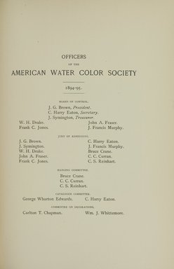 <em>"Front matter."</em>, 1895. Printed material. Brooklyn Museum, NYARC Documenting the Gilded Age phase 1. (Photo: New York Art Resources Consortium, ND187_Am3_0013.jpg