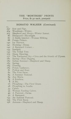 <em>"Checklist."</em>, 1911. Printed material. Brooklyn Museum, NYARC Documenting the Gilded Age phase 1. (Photo: New York Art Resources Consortium, ND78_M76_0066.jpg