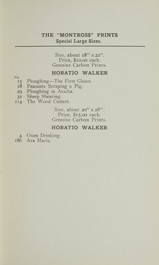 <em>"Checklist."</em>, 1911. Printed material. Brooklyn Museum, NYARC Documenting the Gilded Age phase 1. (Photo: New York Art Resources Consortium, ND78_M76_0069.jpg