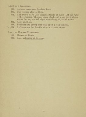 <em>"Checklist"</em>, 1911. Printed material. Brooklyn Museum, NYARC Documenting the Gilded Age phase 2. (Photo: New York Art Resources Consortium, NE1355_J27_0021.jpg