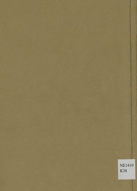 <em>"Back cover."</em>, 1917. Printed material. Brooklyn Museum, NYARC Documenting the Gilded Age phase 2. (Photo: New York Art Resources Consortium, NE1410_K38_0018.jpg