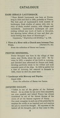 <em>"Checklist"</em>, 1911. Printed material. Brooklyn Museum, NYARC Documenting the Gilded Age phase 2. (Photo: New York Art Resources Consortium, NE1410_K44La_0007.jpg