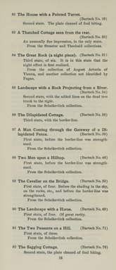 <em>"Checklist"</em>, 1911. Printed material. Brooklyn Museum, NYARC Documenting the Gilded Age phase 2. (Photo: New York Art Resources Consortium, NE1410_K44La_0020.jpg