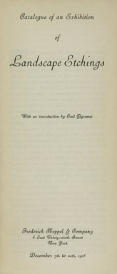 <em>"Title page."</em>, 1916. Printed material. Brooklyn Museum, NYARC Documenting the Gilded Age phase 2. (Photo: New York Art Resources Consortium, NE1410_K44Lc_0003.jpg