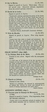 <em>"Checklist"</em>, 1916. Printed material. Brooklyn Museum, NYARC Documenting the Gilded Age phase 2. (Photo: New York Art Resources Consortium, NE1410_K44Lc_0024.jpg