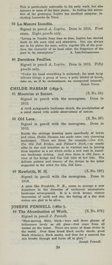 <em>"Checklist"</em>, 1916. Printed material. Brooklyn Museum, NYARC Documenting the Gilded Age phase 2. (Photo: New York Art Resources Consortium, NE1410_K44Lc_0026.jpg