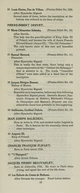 <em>"Checklist"</em>, 1905. Printed material. Brooklyn Museum, NYARC Documenting the Gilded Age phase 2. (Photo: New York Art Resources Consortium, NE1410_K44Li_0017.jpg