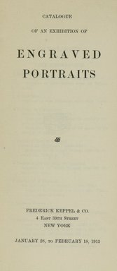 <em>"Title page."</em>, 1913. Printed material. Brooklyn Museum, NYARC Documenting the Gilded Age phase 2. (Photo: New York Art Resources Consortium, NE1410_K44_0003.jpg