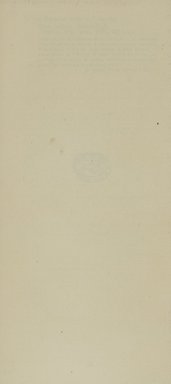 <em>"Blank page"</em>, 1915. Printed material. Brooklyn Museum, NYARC Documenting the Gilded Age phase 2. (Photo: New York Art Resources Consortium, NE1410_K44d_0026.jpg