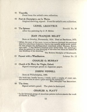<em>"Checklist"</em>, 1905. Printed material. Brooklyn Museum, NYARC Documenting the Gilded Age phase 2. (Photo: New York Art Resources Consortium, NE1410_K44do_0016.jpg