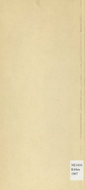 <em>"Back cover."</em>, 1907-1910. Printed material. Brooklyn Museum, NYARC Documenting the Gilded Age phase 2. (Photo: New York Art Resources Consortium, NE1410_K44en_0024.jpg