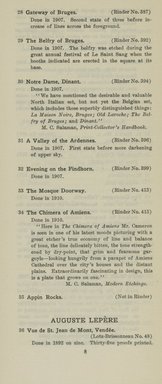 <em>"Checklist"</em>, 1914. Printed material. Brooklyn Museum, NYARC Documenting the Gilded Age phase 2. (Photo: New York Art Resources Consortium, NE1410_K44f_0010.jpg