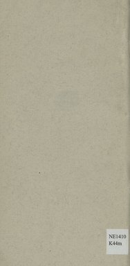 <em>"Back cover."</em>, 1910. Printed material. Brooklyn Museum, NYARC Documenting the Gilded Age phase 2. (Photo: New York Art Resources Consortium, NE1410_K44m_0036.jpg