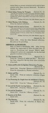 <em>"Checklist"</em>, 1907. Printed material. Brooklyn Museum, NYARC Documenting the Gilded Age phase 2. (Photo: New York Art Resources Consortium, NE1410_K44ma_1907_0020.jpg