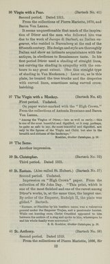 <em>"Checklist"</em>, 1910. Printed material. Brooklyn Museum, NYARC Documenting the Gilded Age phase 2. (Photo: New York Art Resources Consortium, NE1410_K44ma_1910_0014.jpg