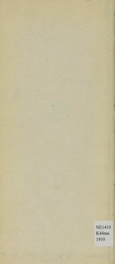 <em>"Back cover."</em>, 1910. Printed material. Brooklyn Museum, NYARC Documenting the Gilded Age phase 2. (Photo: New York Art Resources Consortium, NE1410_K44ma_1910_0032.jpg