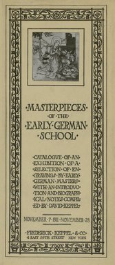 <em>"Front cover."</em>, 1911. Printed material. Brooklyn Museum, NYARC Documenting the Gilded Age phase 2. (Photo: New York Art Resources Consortium, NE1410_K44ma_1911_0001.jpg