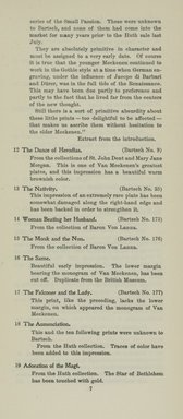 <em>"Checklist"</em>, 1911. Printed material. Brooklyn Museum, NYARC Documenting the Gilded Age phase 2. (Photo: New York Art Resources Consortium, NE1410_K44ma_1911_0009.jpg