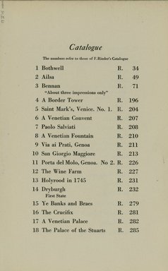 <em>"Checklist."</em>, 1915. Printed material. Brooklyn Museum, NYARC Documenting the Gilded Age phase 2. (Photo: New York Art Resources Consortium, NE300_C14_K38_0007.jpg