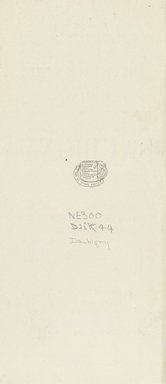 <em>"Blank page."</em>, 1907. Printed material. Brooklyn Museum, NYARC Documenting the Gilded Age phase 2. (Photo: New York Art Resources Consortium, NE300_D25_K44_0004.jpg